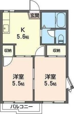 フォーブル中通りの物件間取画像